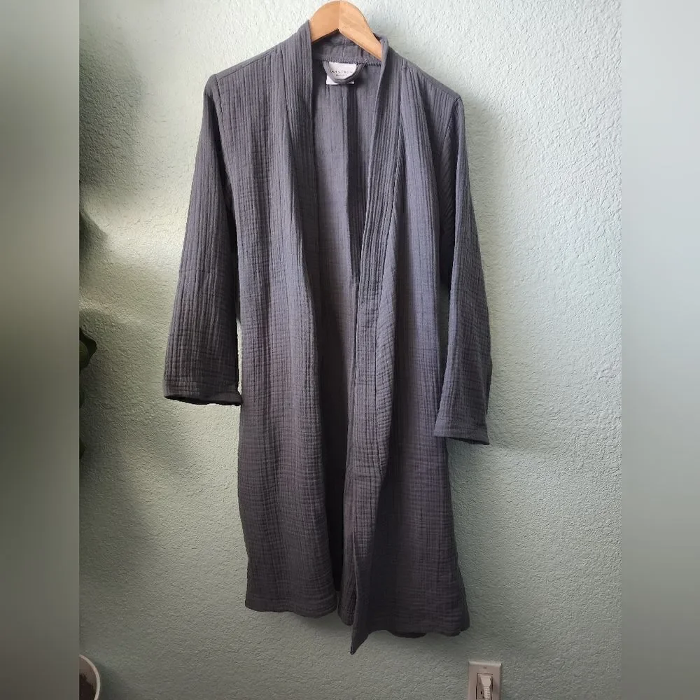 Parachute waffle robe unisex lagenlook minimalist freestyle
